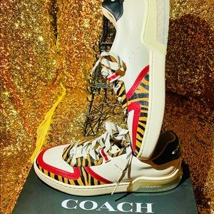 Coach sneakers animal print